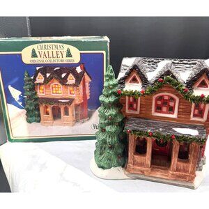 Christmas Valley Original Collector Series Light-Up Ceramic House